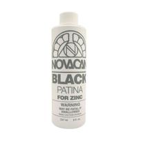 Pátina Novacan Preta para Zinco Rainbow Art Glass 237 ml Pátina Novacan Preta para Zinco Rainbow Art Glass 237 ml