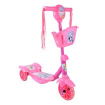 Patinete 3 Rodas c/ Cesta Rosa CV192317 Patinete 3 Rodas c/ Cesta Rosa CV192317