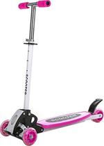 Patinete 3 Rodas com Base Scooter Roda Flexível Rosa 68cm