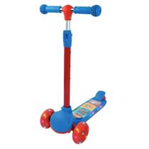 Patinete 3 Rodas Dobrável Top Runer Azul Play & Fun CV244118