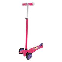 Patinete 3 Rodas Gel Freio Até 50 Kg Infantil Rosa Azul - Mor