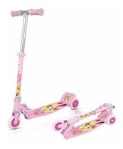 Patinete 3 Rodas Infantil Brinquedo Meninas 50kg Ajustável - DM Toys