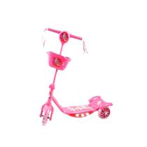 Patinete 3 Rodas Infantil Dobrável com Som e Luz - Rosa Patinete 3 Rodas Infantil Dobrável com Som e Luz - Rosa