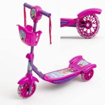 Patinete 3 Rodas Infantil Musical Com Luzes E Cesta C/ Freio Patinete 3 Rodas Infantil Musical Com Luzes E Cesta C/ Freio
