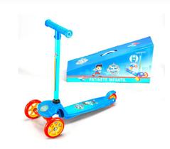 Patinete Articulado Infantil Azul Unitoys Turma da Aventura