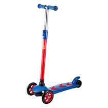 Patinete Azul Seta Radical Menino Ajustável Suporta 40Kg