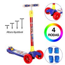 Patinete Brinquedo Patrulha da Justiça de Meninos com Led