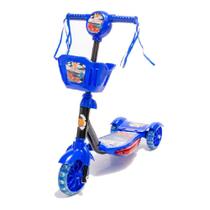 Patinete Cestinha Azul Carros DM - DM Toys