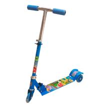 Patinete Com 3 Rodas E Luz - Azul - SK19800-AZ - Pop Brinquedos