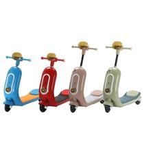 Patinete de 3 Rodas Infantil Tocador de Música Com Farol de Luz e Freio Traseiro