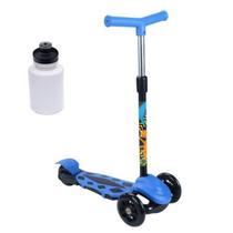 Patinete DM Toys Radical Power Azul Para Crianças e Squeeze Patinete DM Toys Radical Power Azul Para Crianças e Squeeze