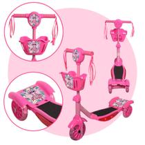 Patinete Dóbravel 3 Rodas Criança Luz Led Menina Princesa Patinete Dóbravel 3 Rodas Criança Luz Led Menina Princesa