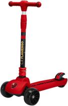 Patinete Dobrável Scooter Net Flamengo Vermelho