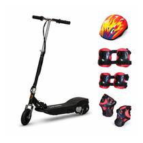 Patinete eletrico 120w kit proteção diversão volta as aulas
