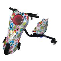 Patinete Eletrico 3 Rodas Triciclo Infantil Drift Bluetooth - kapnoh