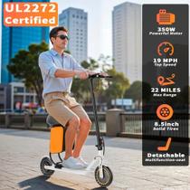 Patinete eletrico 350w c/banco e porta bag