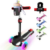 Patinete elétrico BLISSRIDE de 3 rodas para crianças com LED, cesta e 5 mph Patinete elétrico BLISSRIDE de 3 rodas para crianças com LED, cesta e 5 mph