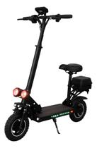 Patinete Elétrico Pro Com Assento 500w 48v 48km, Autonomia máxima 35 a 48 km, Capacidade de carga até 120 kg