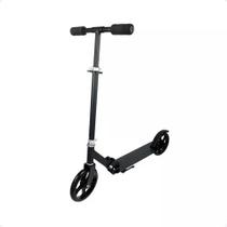 Patinete Ferro Rodas Grandes Black Adulto Criança 100kgs