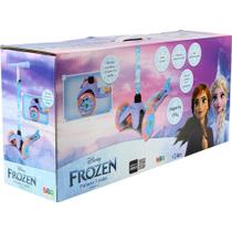 Patinete frozen 3 rodas com led 45kg bbr