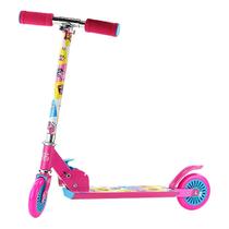 Patinete Infantil 2 Rodas Rosa Dobravel Com Altura Regulavel