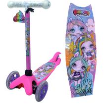 PATINETE INFANTIL 3 RODAS AJUSTAVEL PERSON. Modelo:Unicornio