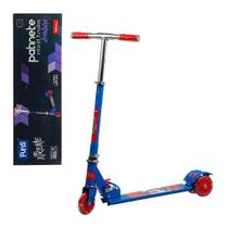 Patinete Infantil 3 Rodas Alumínio Roda C/ Luz 40kg Azul - Wellmix REF: WB10383