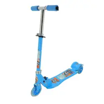 Patinete Infantil 3 Rodas Articulado Masculino Menino com Estampa de Mini Panda