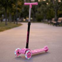 Patinete Infantil 3 Rodas De Led Dobrável Scooter Crianças - Kparts Importadora