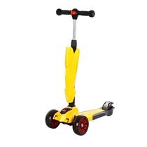 Patinete Infantil 3 Rodas De Led Dobrável Scooter Crianças