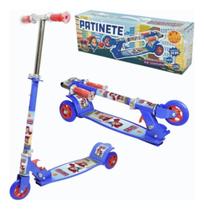 Patinete Infantil 3 Rodas Dobrável Ajustável Brinquedo 50kg