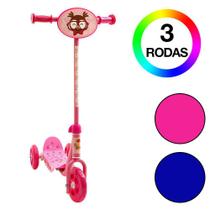 Patinete Infantil 3 Rodas Groovy Rosa - Bel Fix