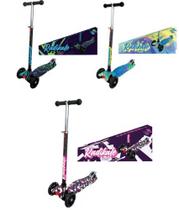 Patinete Infantil 3 Rodas Led Abstract Cores Sortidas - Unitoys