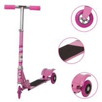 Patinete Infantil 3 Rodas Rosa Barbie Filme Envio Imediato