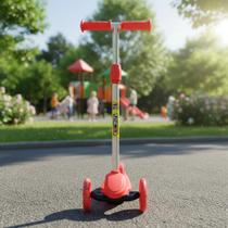 Patinete Infantil 3 Rodas ToyMix Para Menino E Menina Diversão Crianças Colorido