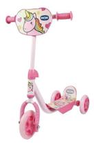 Patinete Infantil 3 Rodas Unicornio Rosa Até 30Kg - MOR