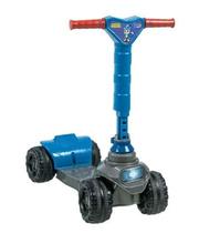 Patinete Infantil 4 Rodas Super Sônico Estável e Seguro para Crianças