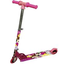 Patinete Infantil 50Kg Com Inmetro Dobrável Rosa Reforçado