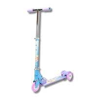 Patinete infantil ajustavel e dobravel frozen - bbr toys