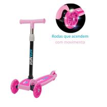 Patinete Infantil Ajustável Runnon Street Rosa