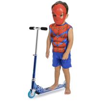Patinete Infantil Aluminio Radical + Fantasia Homem Spider