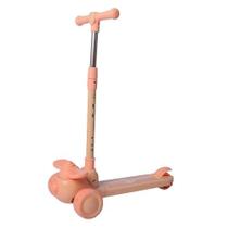 Patinete Infantil Ao Ar Livre Roda LED Colorida Altura Ajustável com Freio 3 Rodas até 57 kg Patinete Infantil Ao Ar Livre Roda LED Colorida Altura Ajustável com Freio 3 Rodas até 57 kg