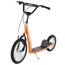 Patinete Infantil Aosom 5+ com Guidão Ajustável e Freios Duplos Patinete Infantil Aosom 5+ com Guidão Ajustável e Freios Duplos