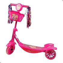 Patinete Infantil Arcani Musical Luzes Cestinha e Rodas Silicone