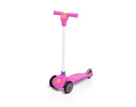 Patinete Infantil Até 25kg Trinet 3 Rodas Rosa Calesita