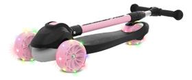 Patinete Infantil Bandeirante Skatenet Led Pro Dobrável Rosa Preto/amarelo Patinete Infantil Bandeirante Skatenet Led Pro Dobrável Rosa Preto/amarelo