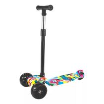 Patinete Infantil Com 3 Rodas Dobrável colorido 70kg - WAKAII