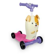 Patinete Infantil Com Banquinho Calesita Scooty Dog