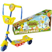 Patinete Infantil Com Cesta Floresta Divertida DM Toys
