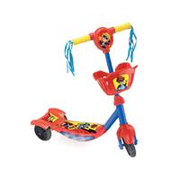 Patinete Infantil com Cesta & Luz de Led 3 Rodas Super Herois - Eti Toys